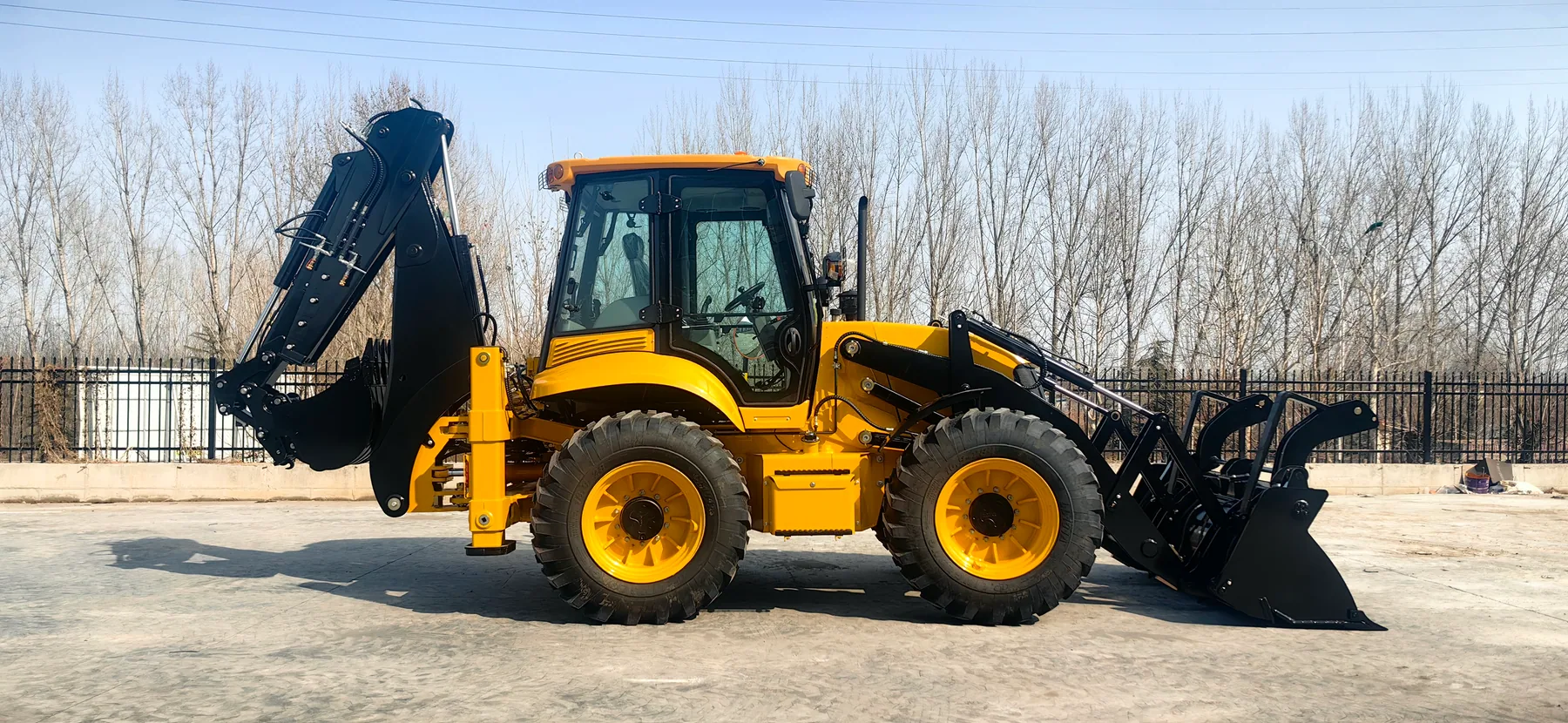 SHANMON 388H loader and excavator profile